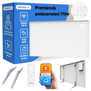Promiennik podczerwieni Climative IRH-077 WarmUp Biały