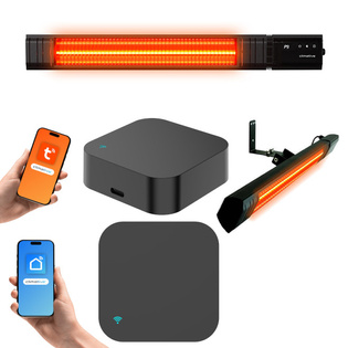 Promiennik podczerwieni Climative IRH-25 RAY +  Sterownik WiFi Climative AC-S06 PRO Chl002795