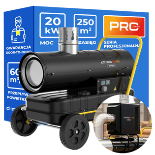 Nagrzewnica olejowa Climative OHX-20 PRO + moduł odzysku ciepła OHX-HR Turbo